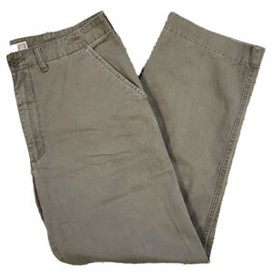 Cabela's Casuals Olive Green 36×30 Aged Khakis Pants
